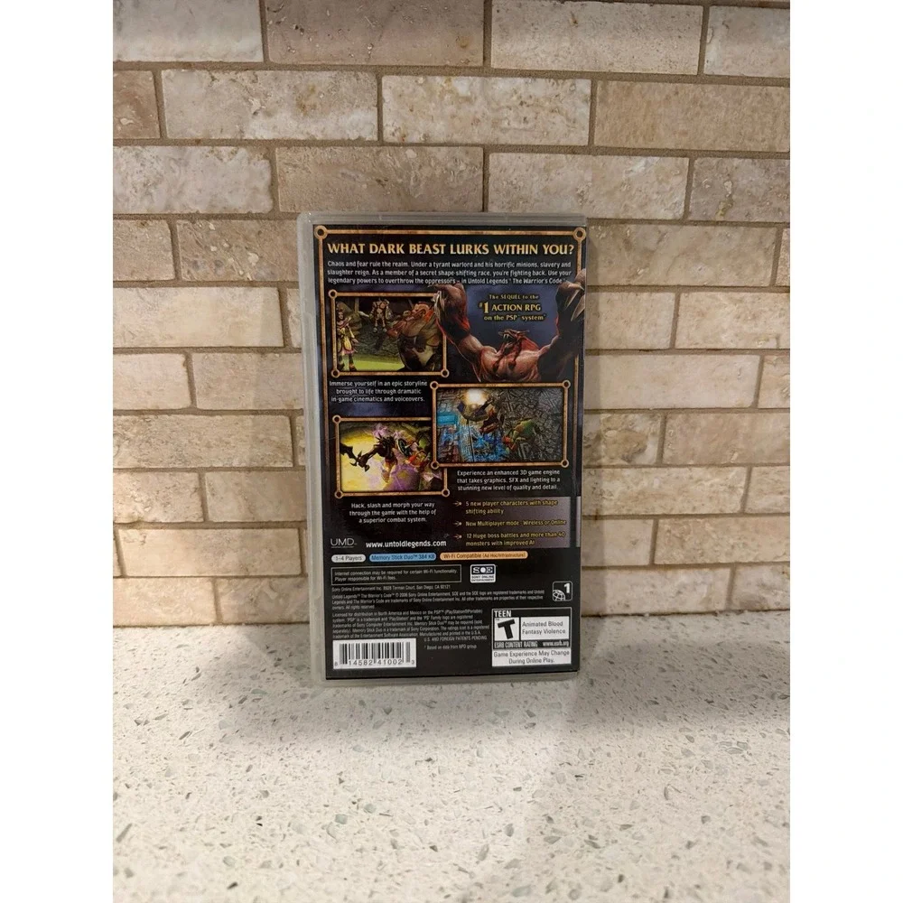 Untold Legends Warriors Code PSP‎ Game